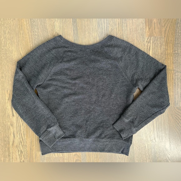H&M Pullover Sweater Sweatshirt Heathered Grey XS - Picture 4 of 8